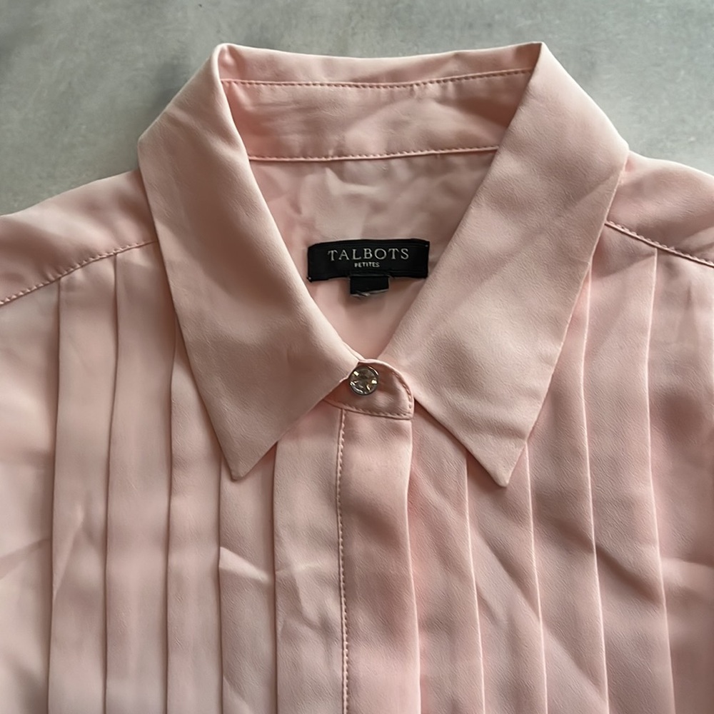 Talbots Women’s Blouse Long Sleeve Top